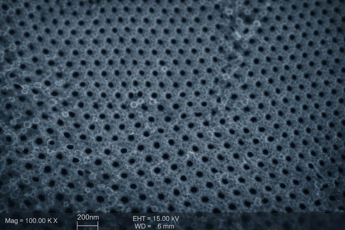 Columnar structure of the aluminum oxide coating