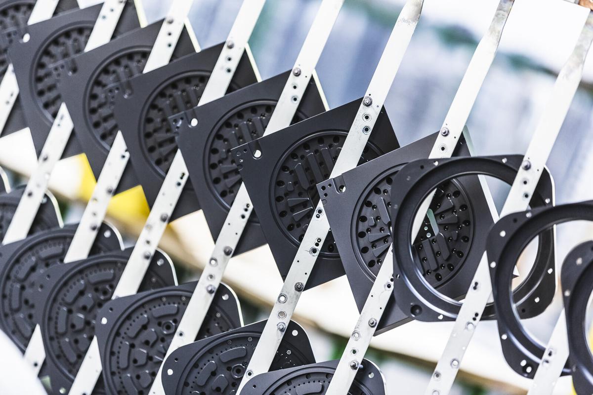 Parts in 6000 series aluminum alloy machined from solid stock