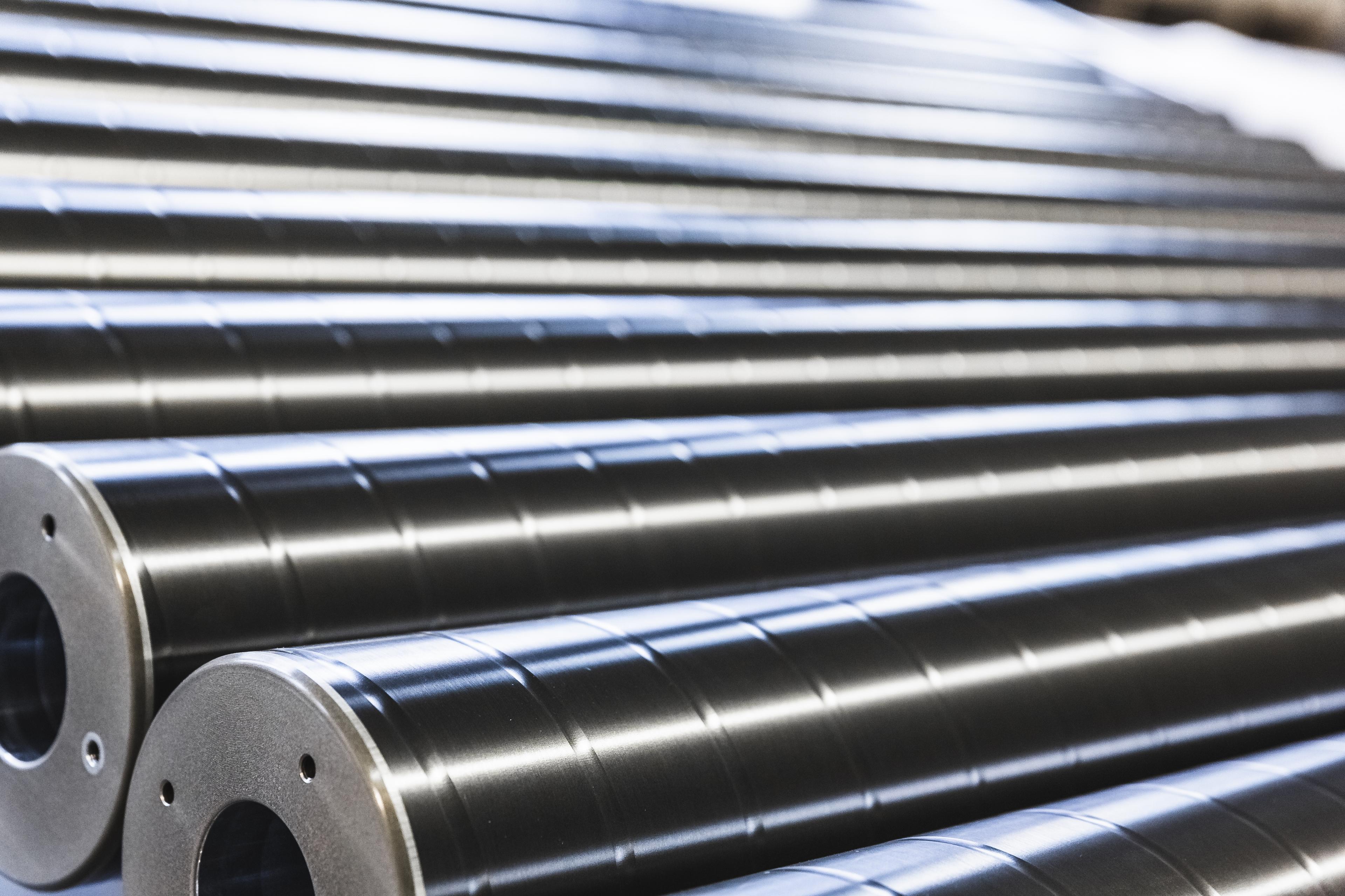 Rodillos para impresión flexográfica anodizados con OX-HS-PTFE para resistencia y antiadherencia